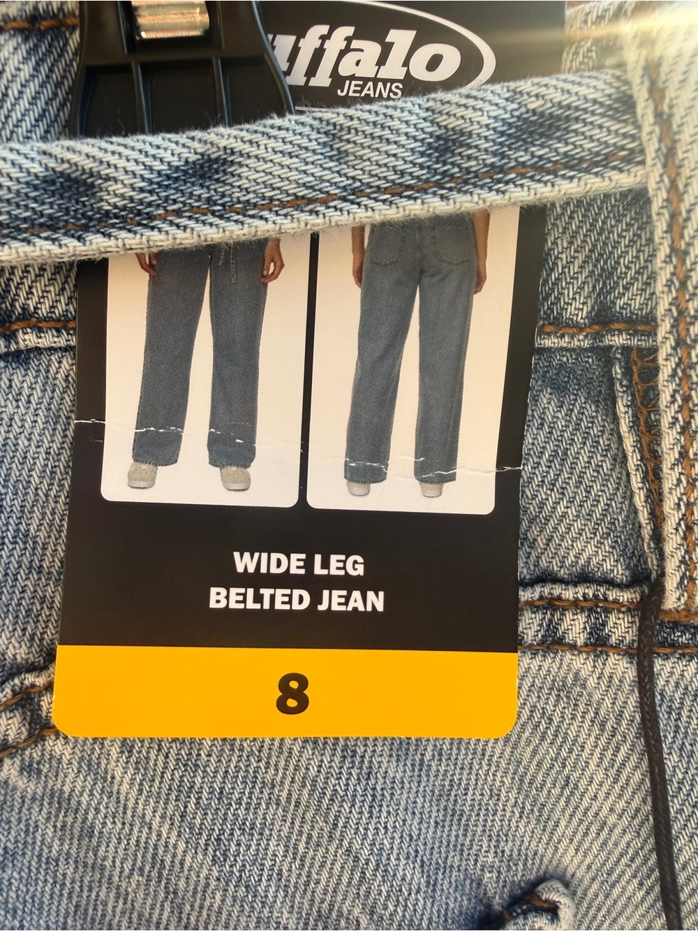 Buffalo David Bitton Light Blue Denim Jeans NWT - Picture 6 of 8